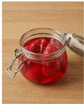 Strawberry Jar Candle | Handmade Fruit Candle | Aesthetic Soy Wax Candle | Berry Scented Candle | Gift for Her | Home Decor Candle