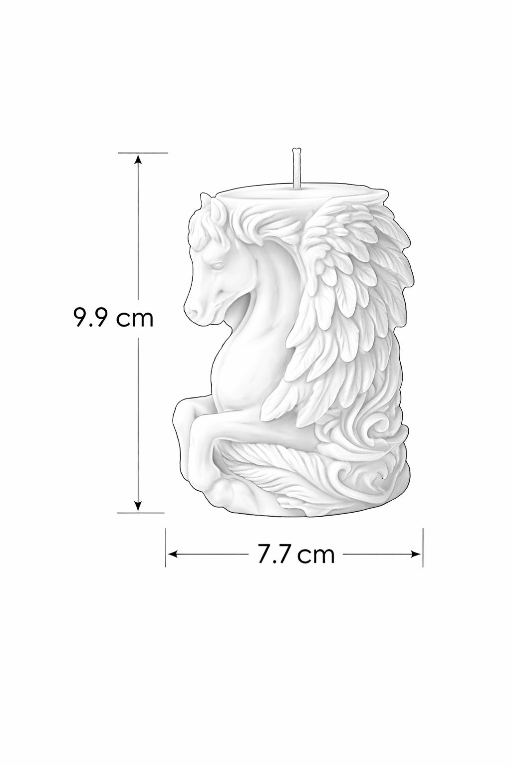 Winged Pegasus Candle