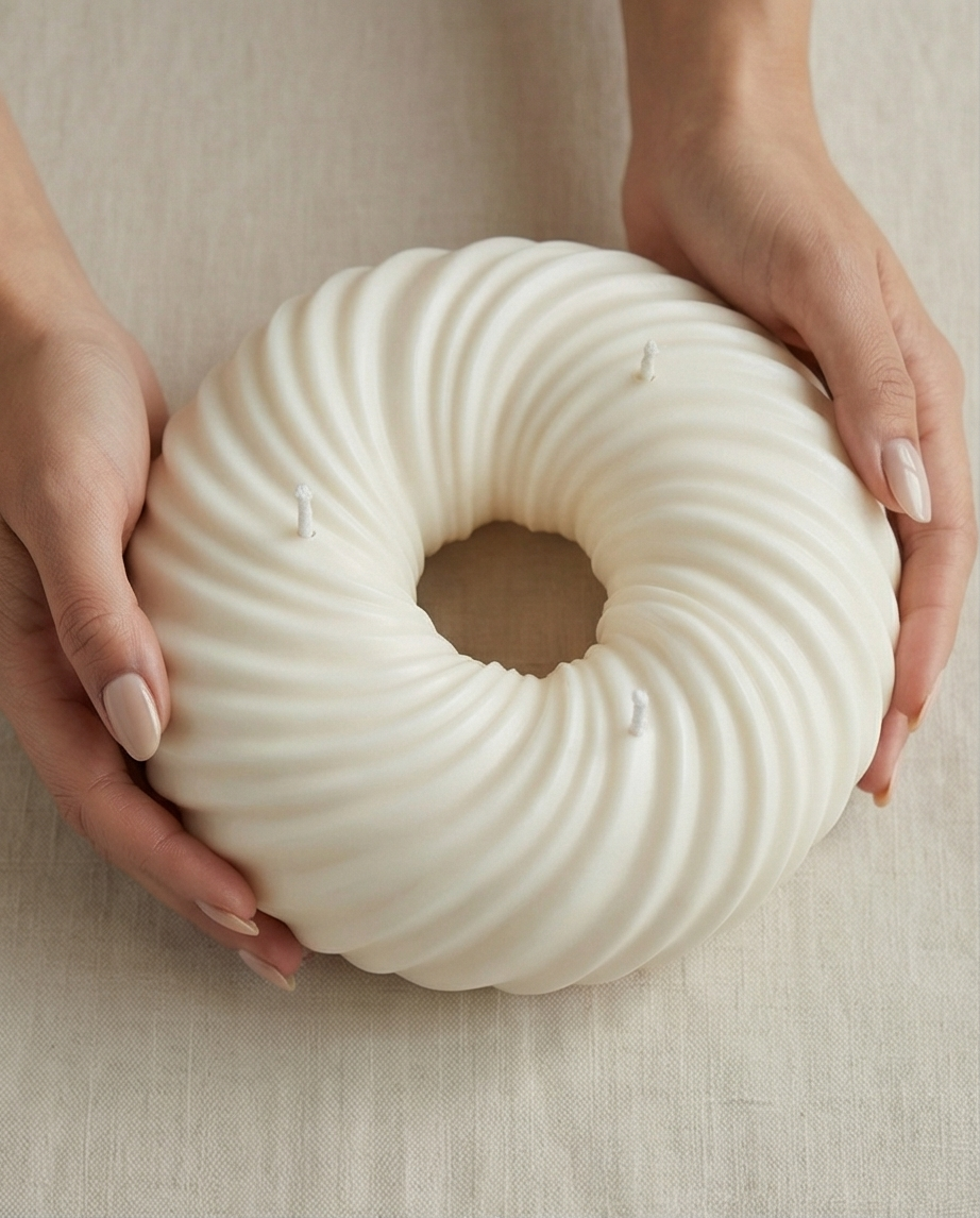 Spirale Eleganz Kerze 21 cm
