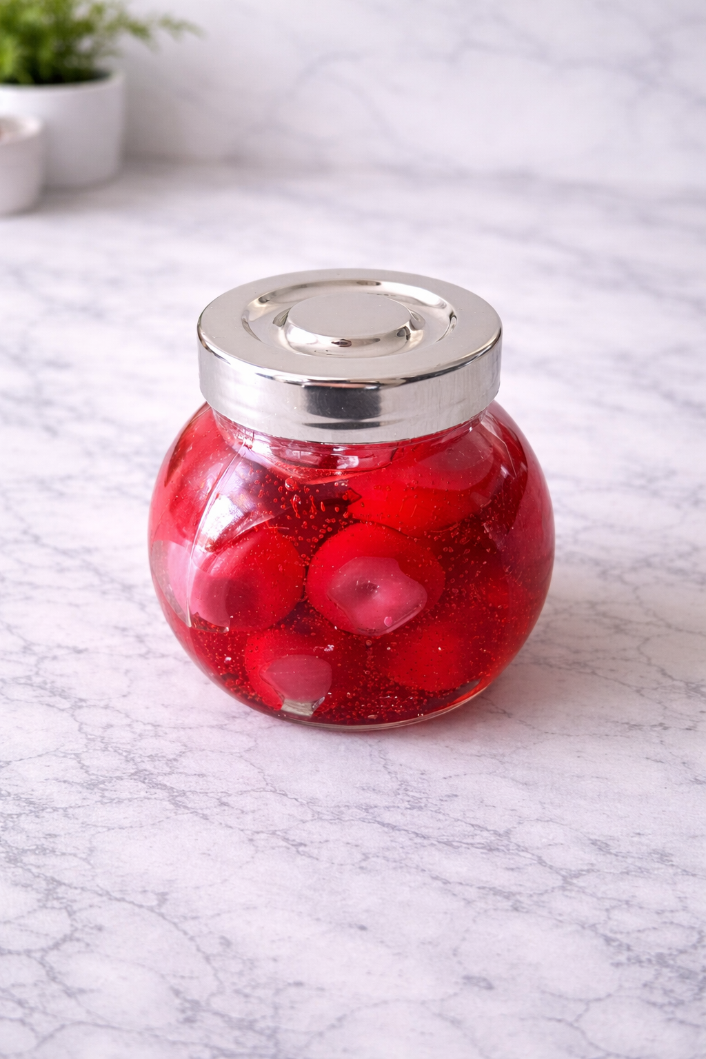 Cherry Jar Candle | Handmade Fruit Candle | Cherry Soy Wax Candle | Aesthetic Candle | Gift for Her | Home Decor