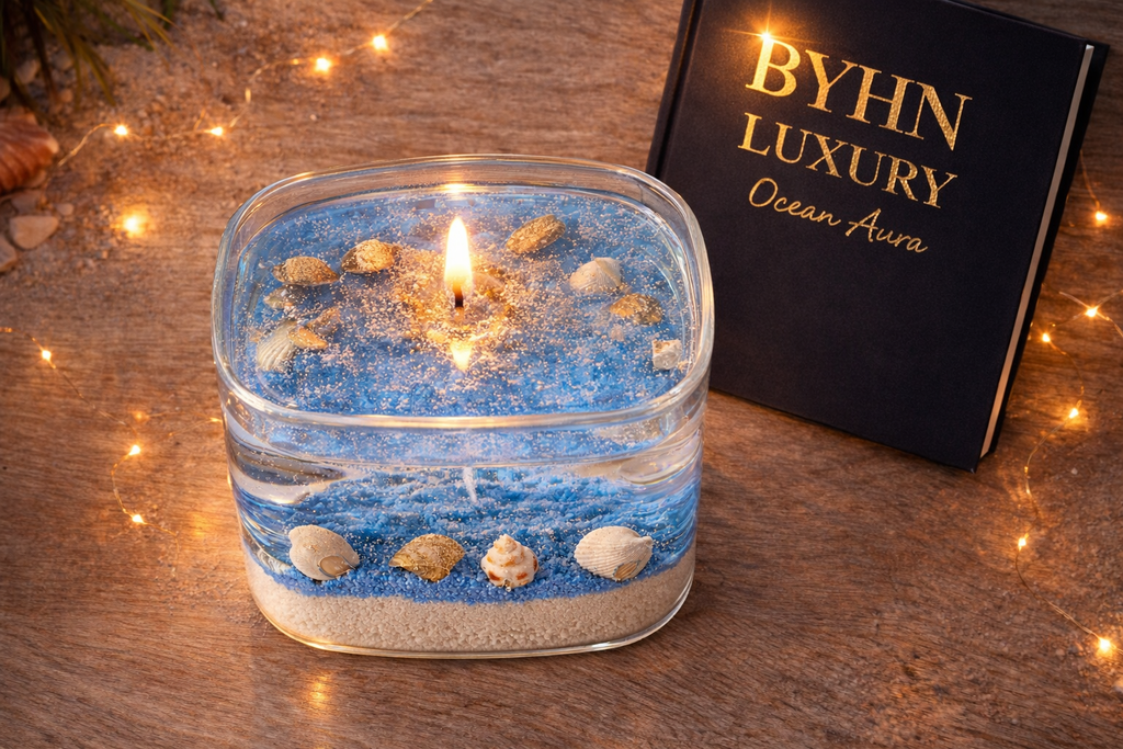 Ocean Seashell Candle | Beach Decor Candle | Coastal Home Decor | Handmade Ocean Candle | Gift for Her