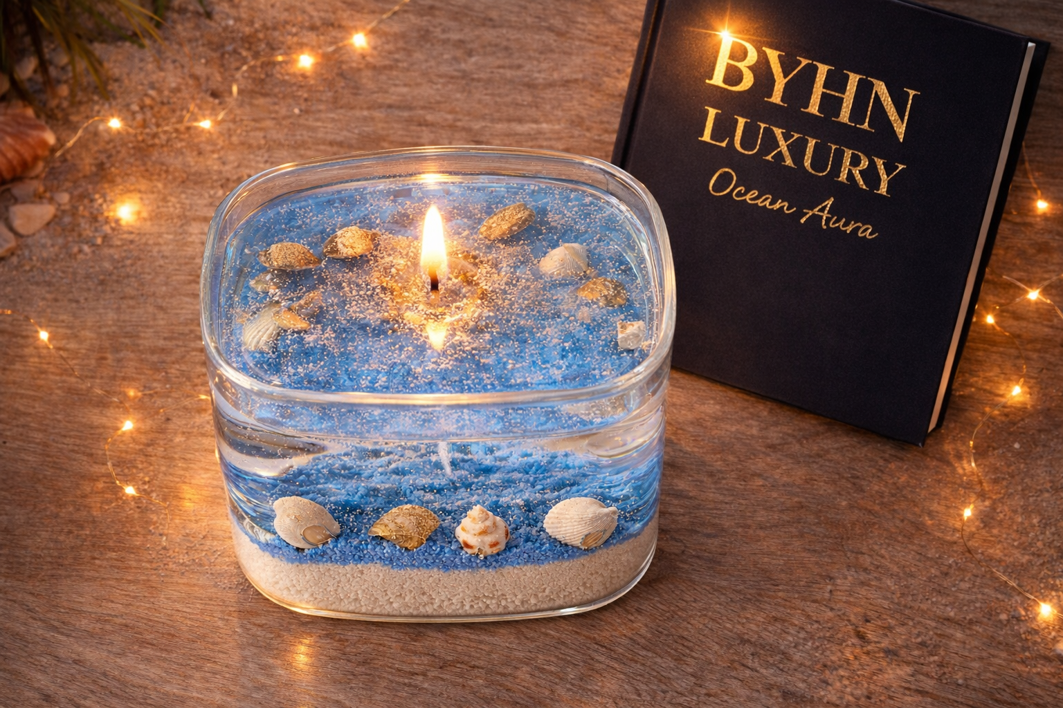 Ocean Seashell Candle | Beach Decor Candle | Coastal Home Decor | Handmade Ocean Candle | Gift for Her