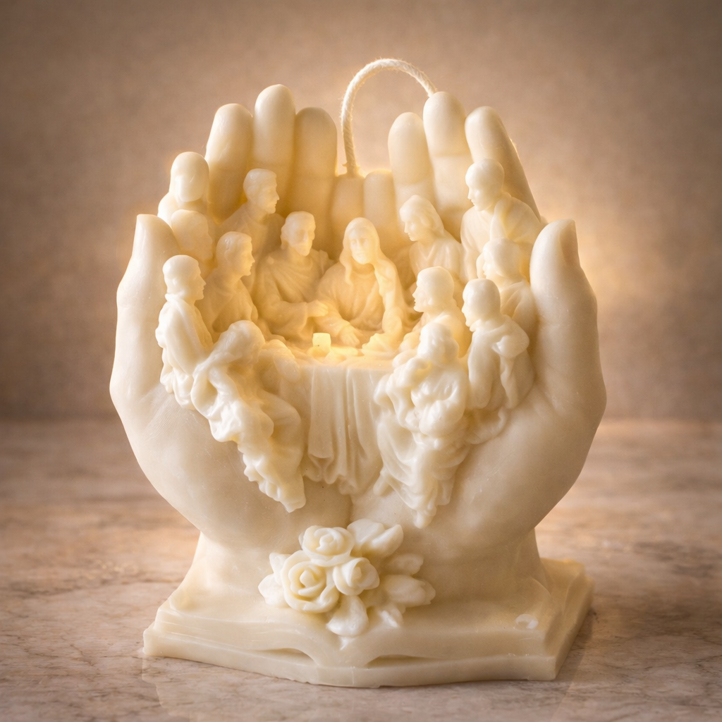 Last Supper Candle – Jesus & Disciples Sculpture Decor