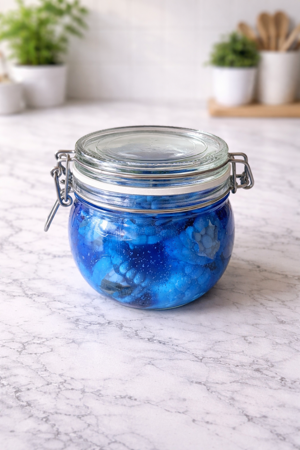 Blueberry Jar Candle | Handmade Fruit Candle | Blue Berry Soy Wax Candle | Aesthetic Candle | Cute Gift for Her | Home Decor