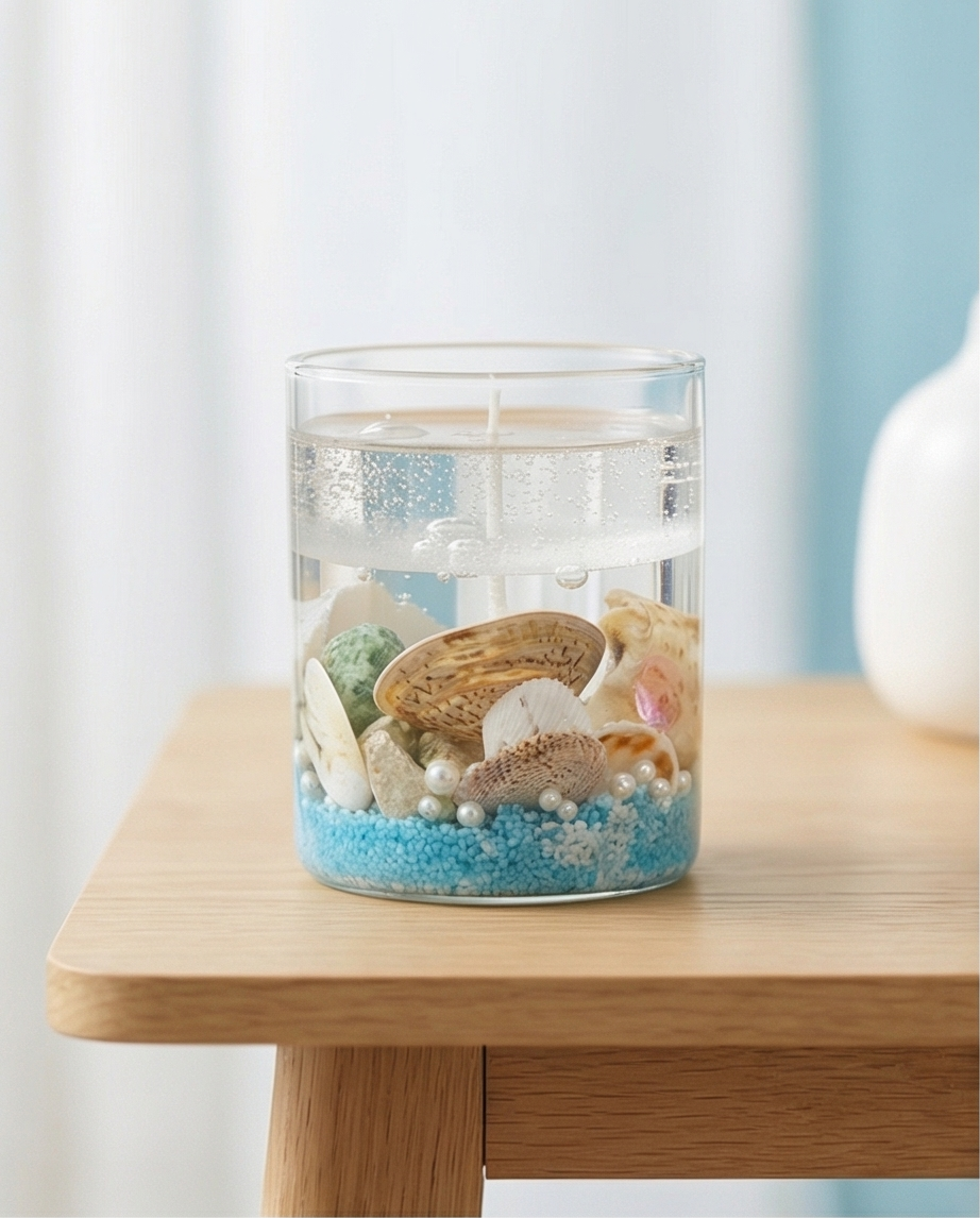 Seashell Candle