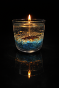 Ocean Crystal Candle.Blue Lagoon Luxury Candle
. Turquoise Stone Gel Candle