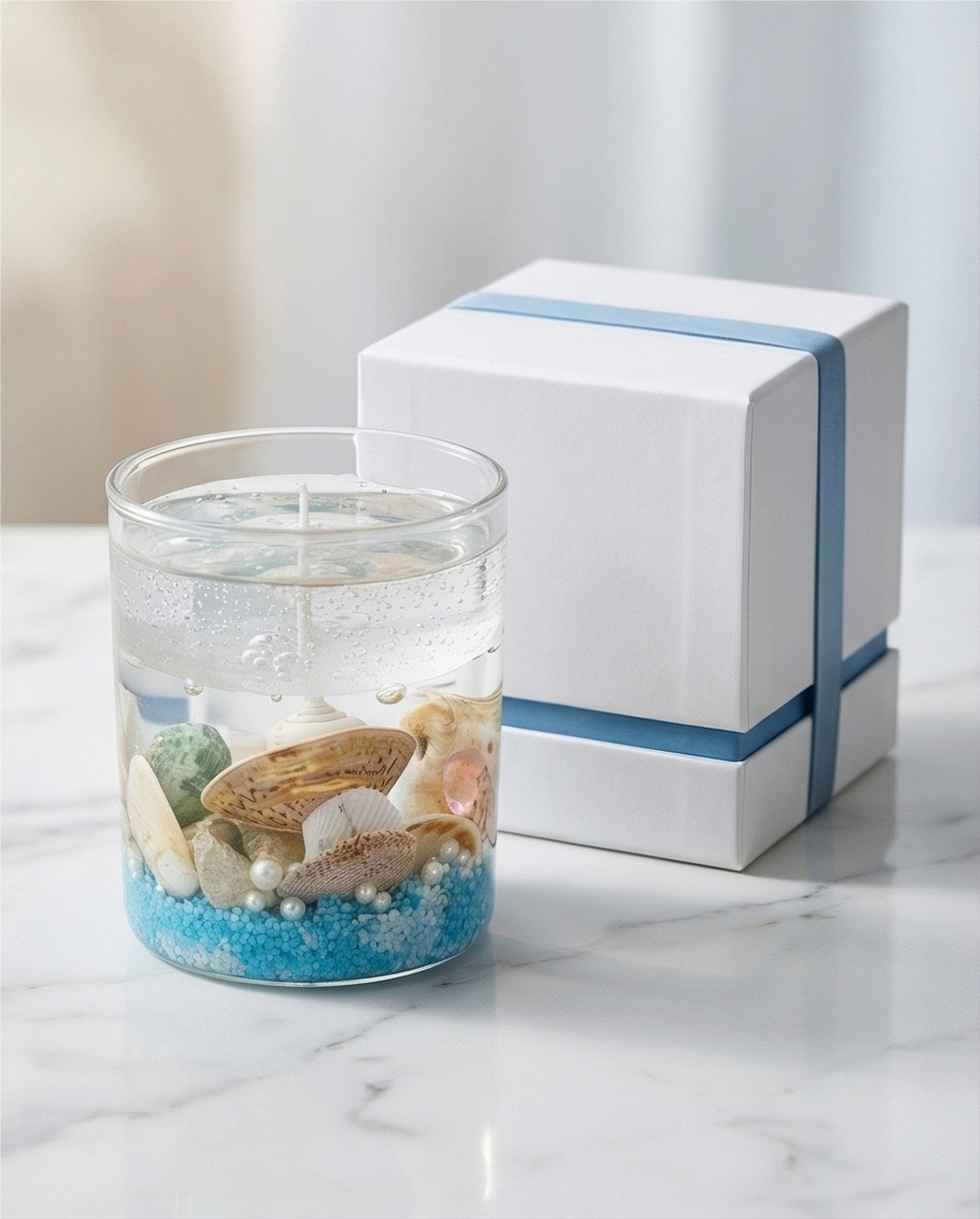 Seashell Candle