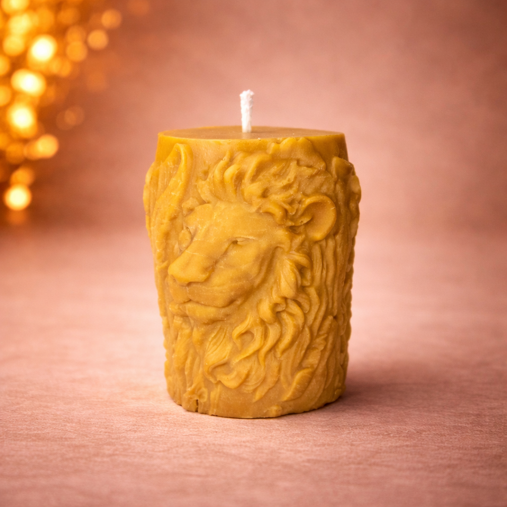 Lion Candle | Lion King Candle | Handmade Animal Candle | Unique Home Decor | Lion Statue Candle