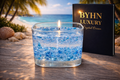 Ocean Crystal Candle | Beach Decor Candle | Coastal Home Decor | Handmade Ocean Candle | Gift for Her