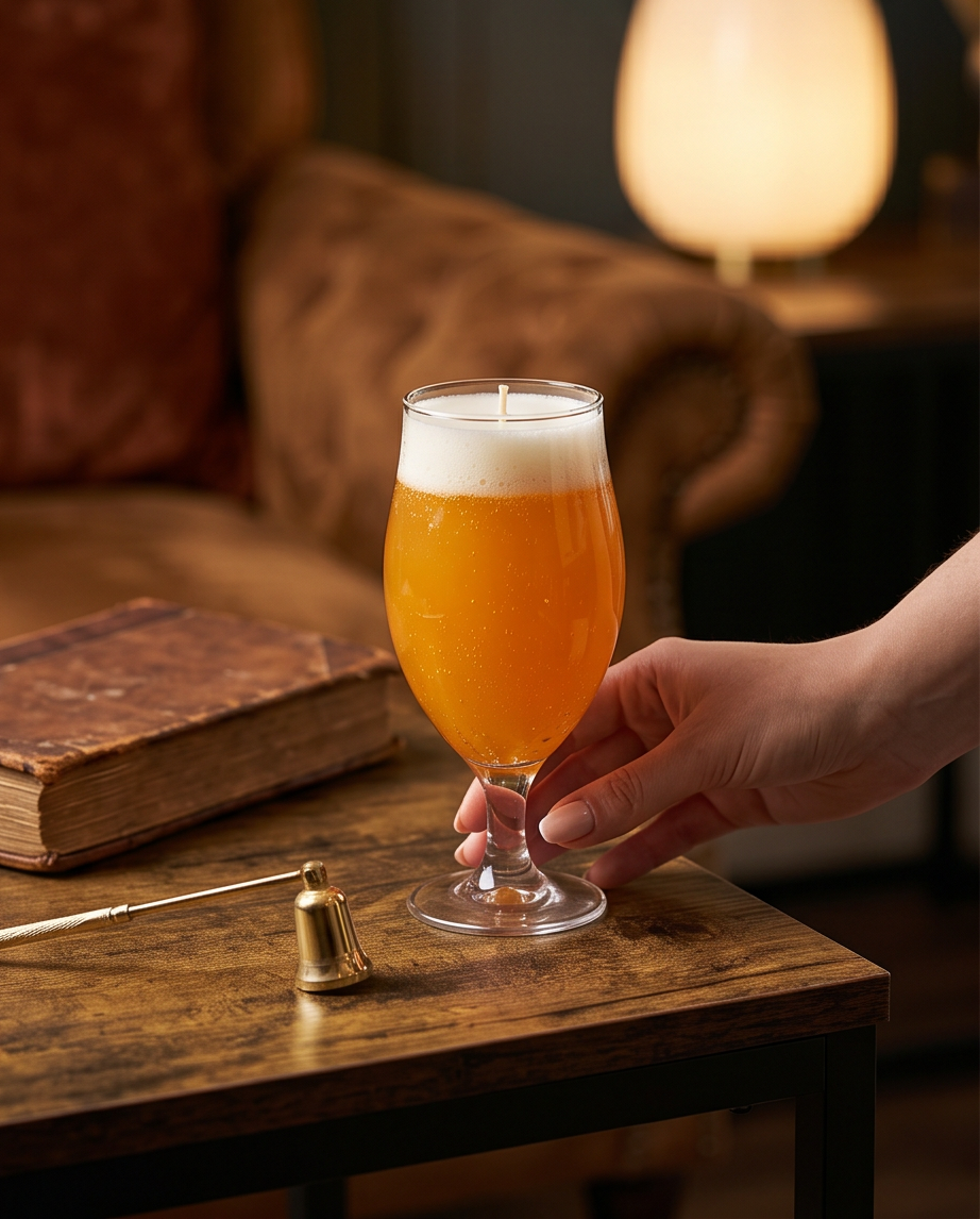 Bier Gelkerze
