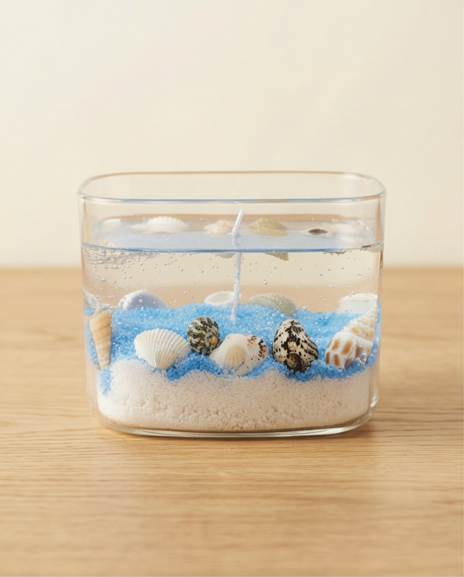 Ocean Seashell Candle | Beach Decor Candle | Coastal Home Decor | Handmade Ocean Candle | Gift for Her