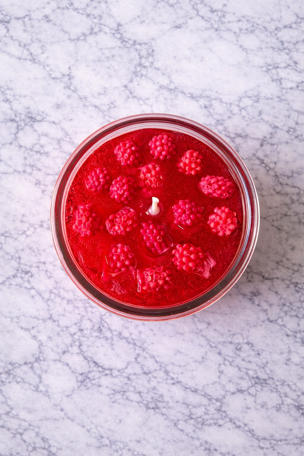 Raspberry Jar Candle | Handmade Fruit Candle | Berry Soy Wax Candle | Aesthetic Candle | Gift for Her | Home Decor