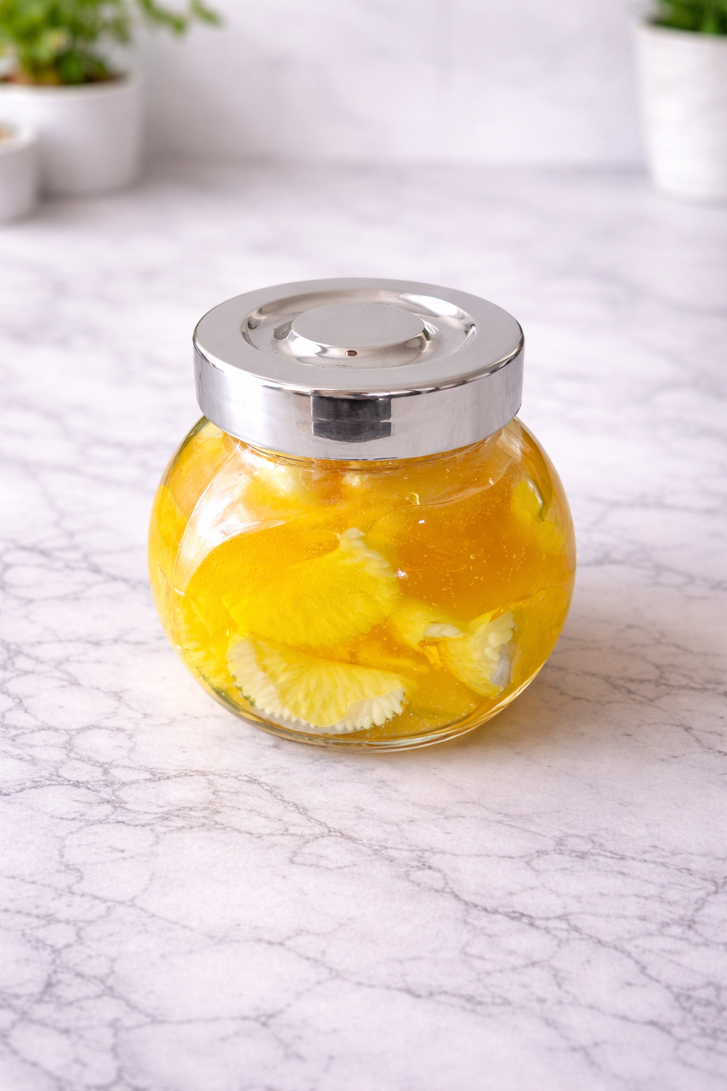 Lemon Jar Candle | Handmade Citrus Fruit Candle | Lemon Soy Wax Candle | Aesthetic Candle | Gift for Her | Home Decor