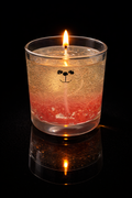 3D Crystal Teddy Bear Gel Candle – Handmade Luxury Decorative Glass Candle