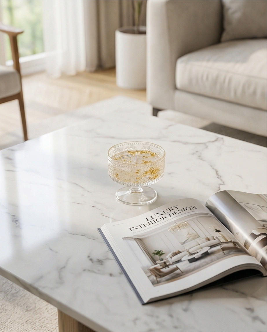 Luxury Crystal Candle | Gold Flake Candle | Elegant Glass Candle | Handmade Home Decor | Unique Gift