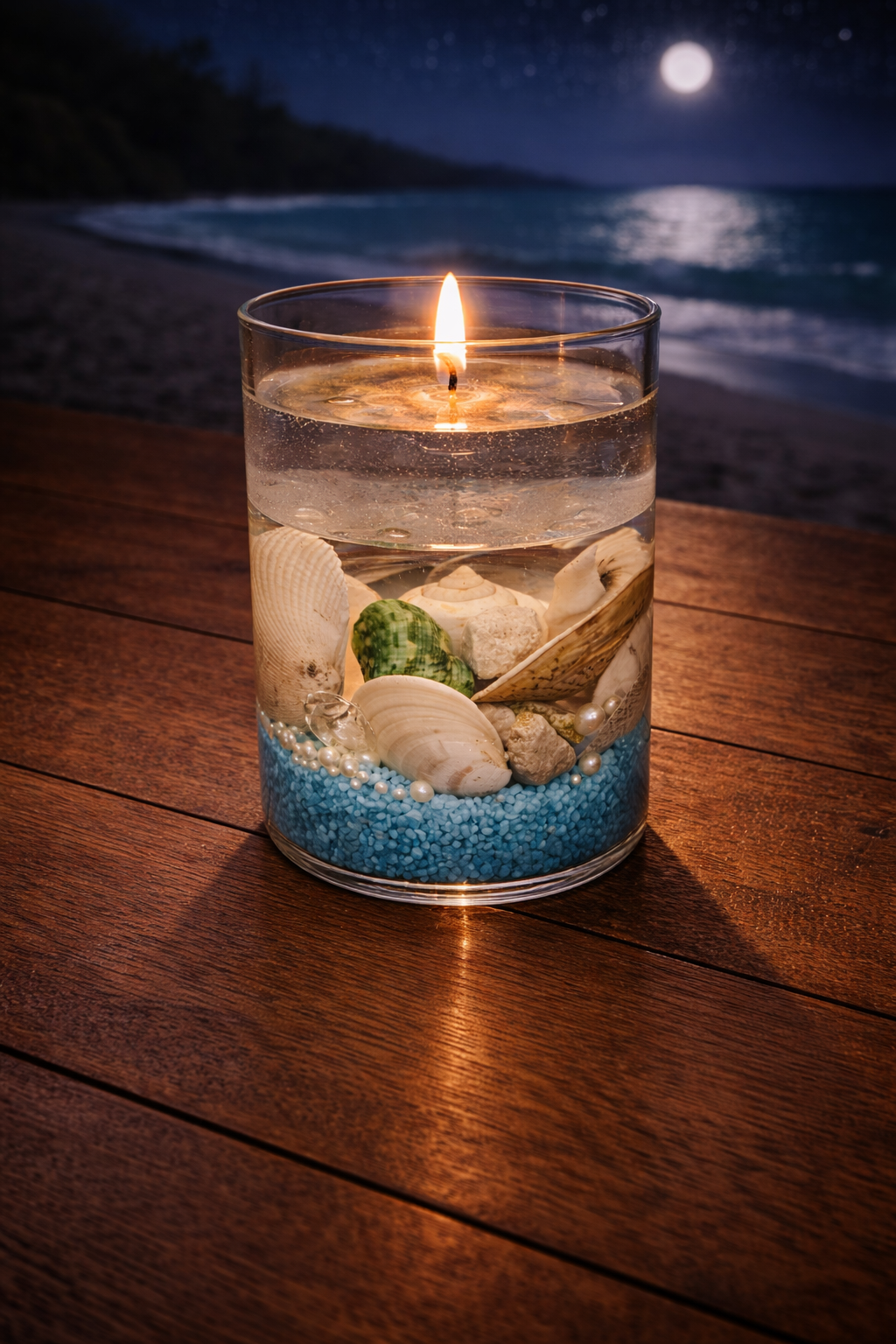 Seashell Candle | Ocean Inspired Candle | Beach Decor Candle | Coastal Home Decor | Handmade Gift for Her