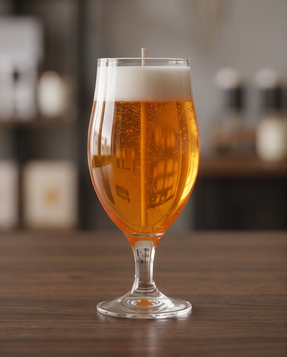 Bier Gelkerze