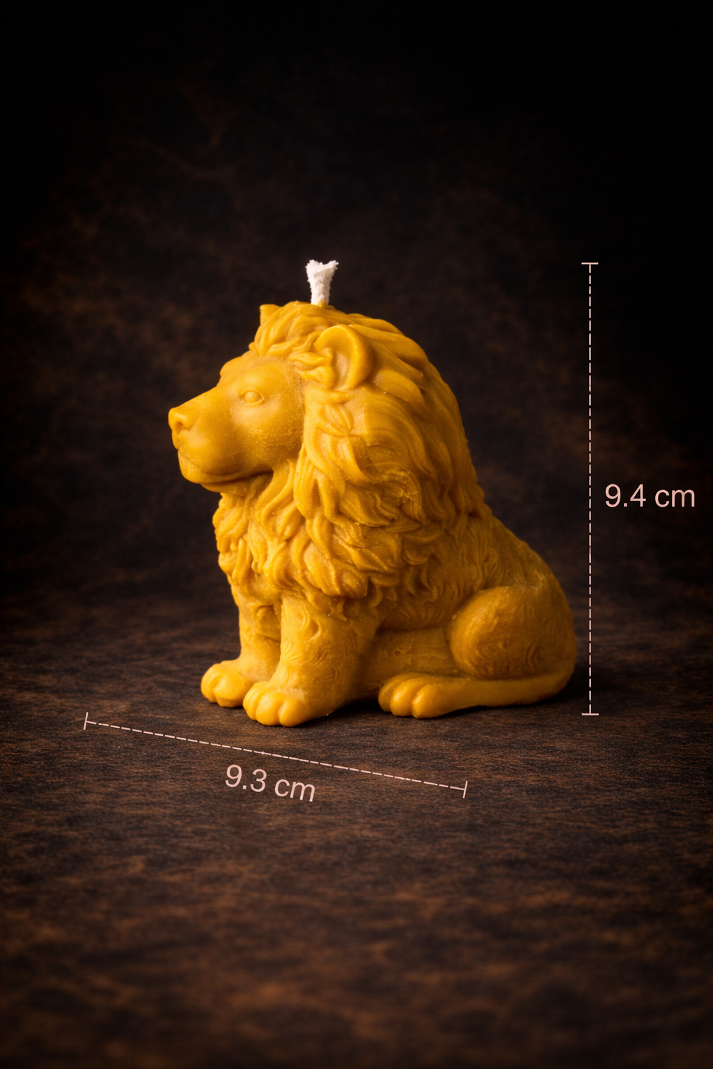 Lion Candle | Golden Lion Candle | Animal Candle | Handmade Decorative Candle | Unique Gift