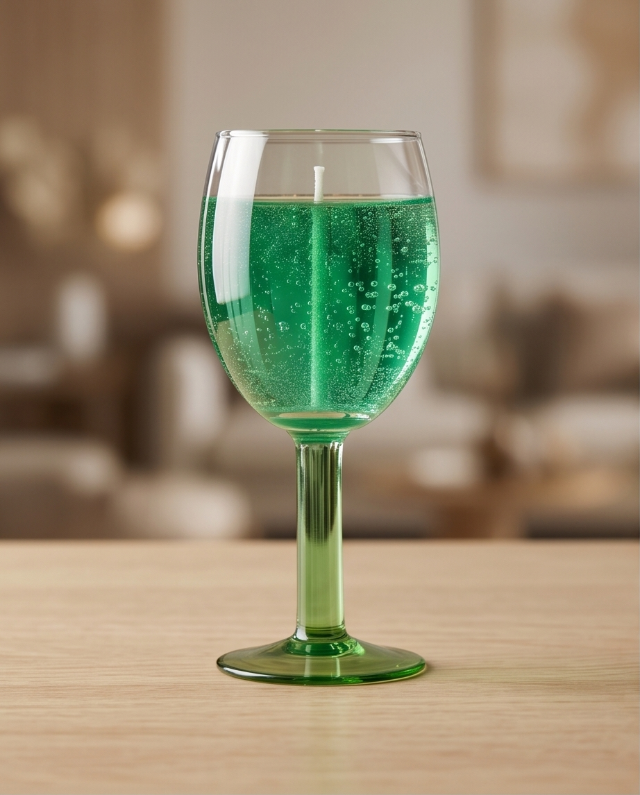 Glass Candle | Romantic Luxury Candle | Handmade Decorative Candle | Unique Gift for Her | Home Decor