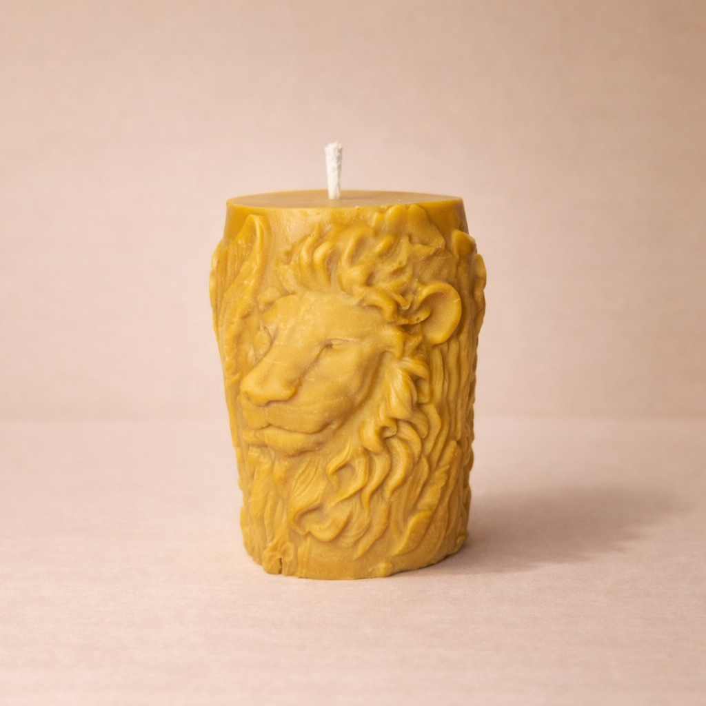Lion Candle | Lion King Candle | Handmade Animal Candle | Unique Home Decor | Lion Statue Candle