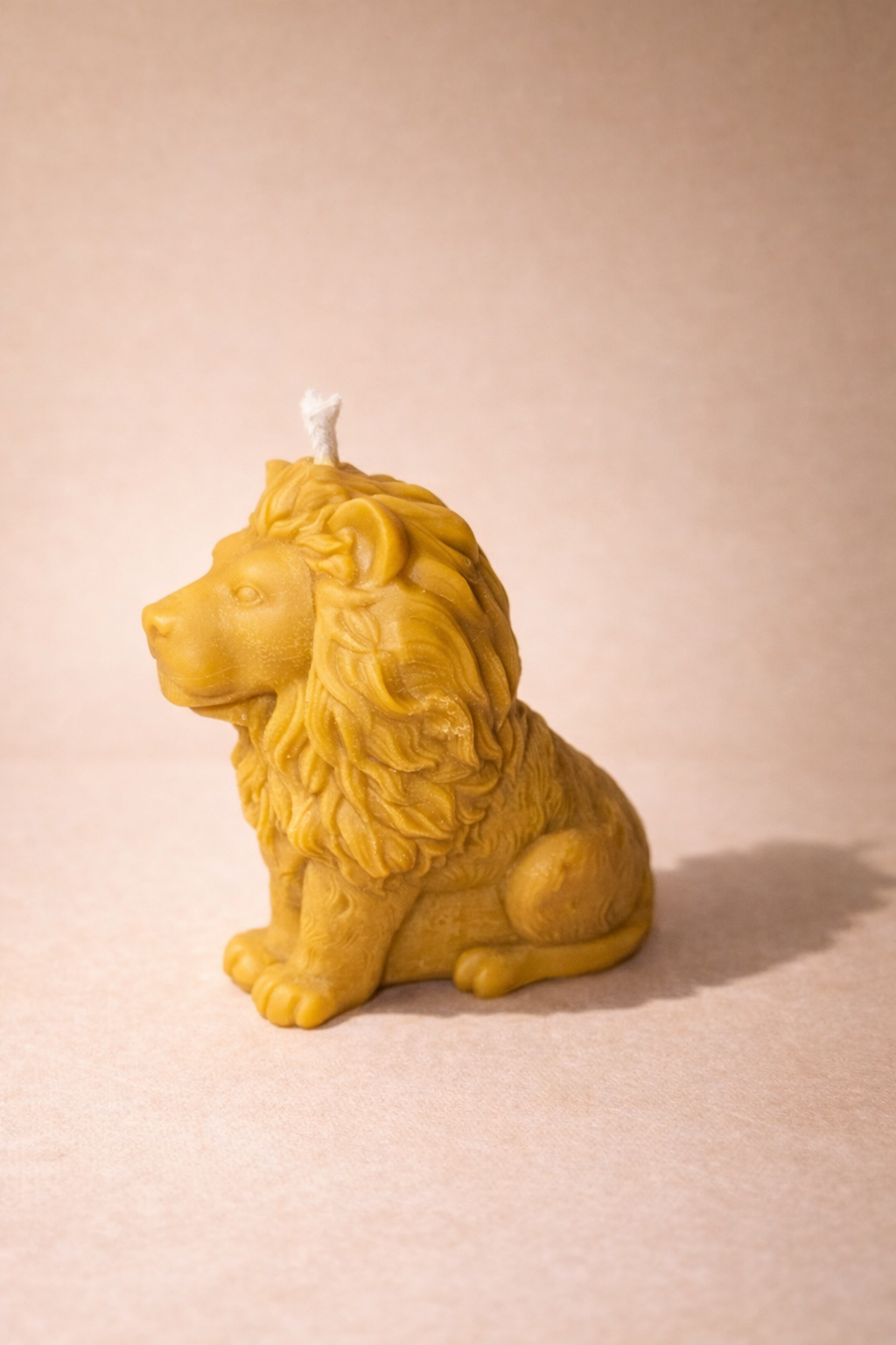 Lion Candle | Golden Lion Candle | Animal Candle | Handmade Decorative Candle | Unique Gift