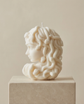 Medusa Sculpture Candle – Luxury Greek Myth Decor (15 cm)
