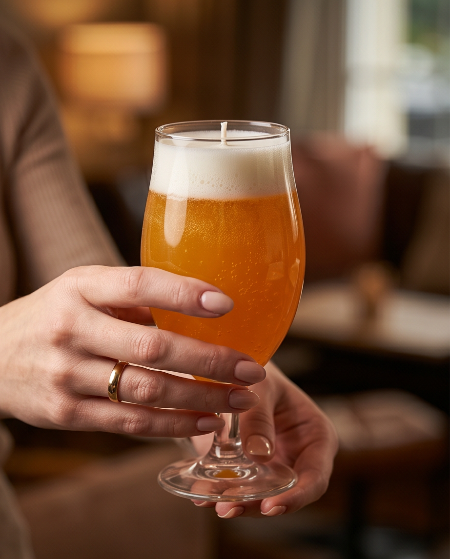 Bier Gelkerze