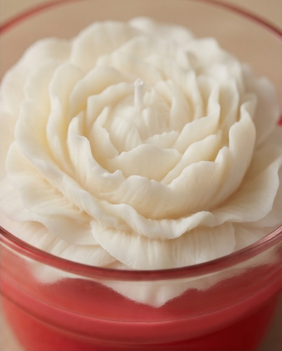 Scarlet Bloom Candle