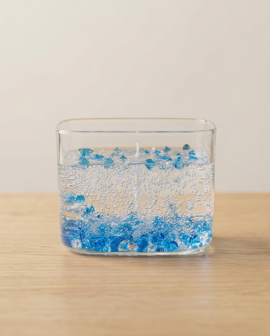 Ocean Crystal Candle | Beach Decor Candle | Coastal Home Decor | Handmade Ocean Candle | Gift for Her