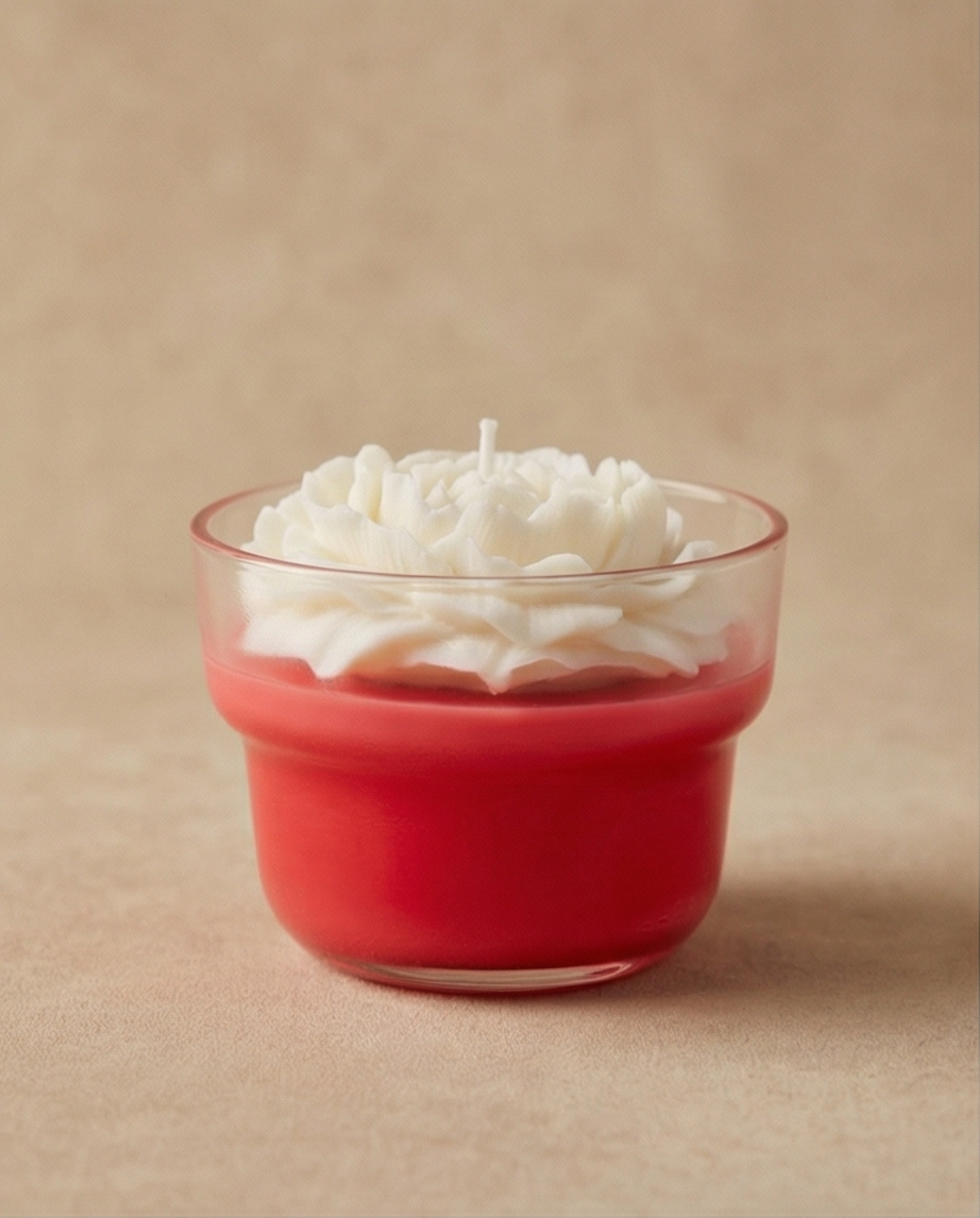Scarlet Bloom Candle