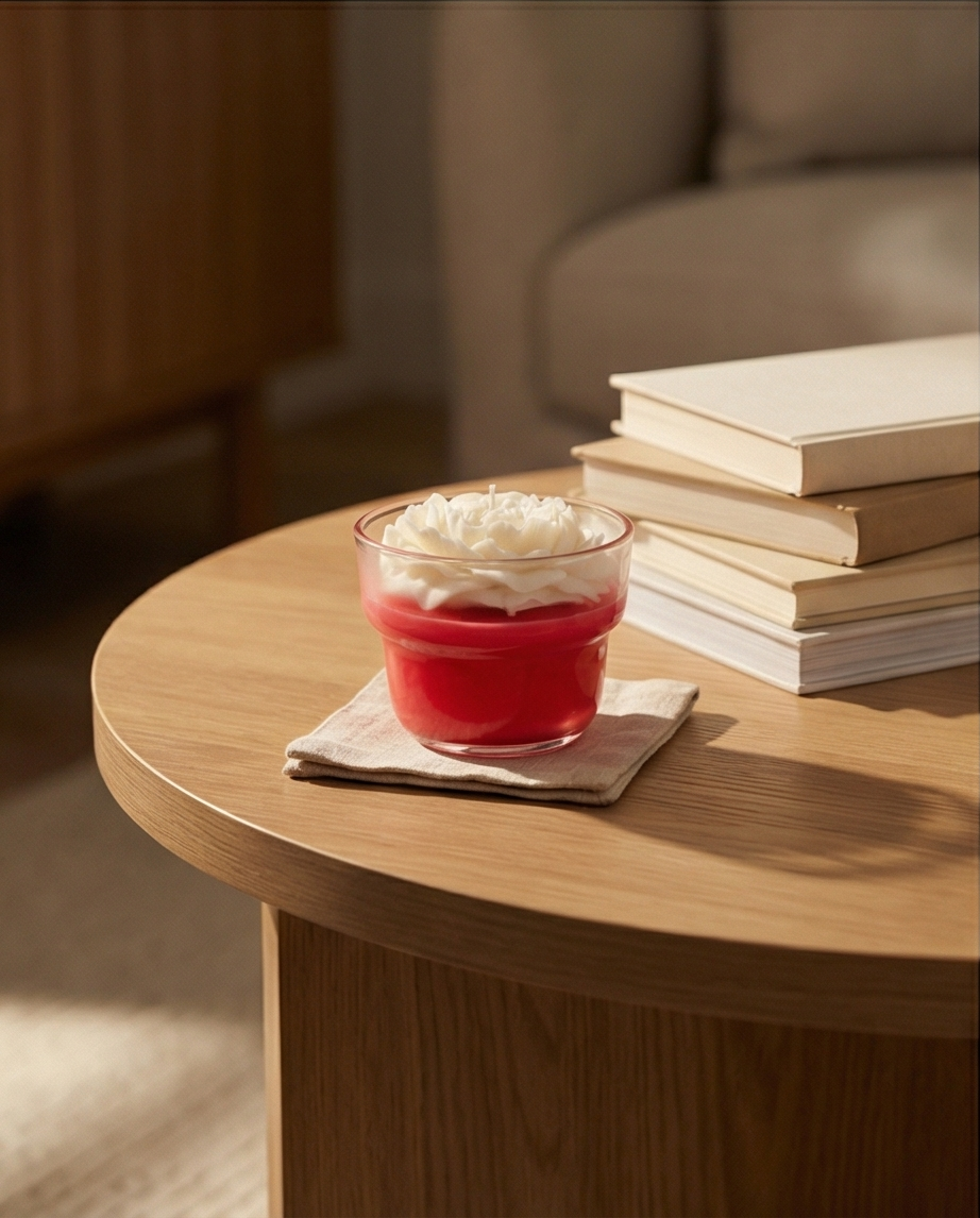 Scarlet Bloom Candle