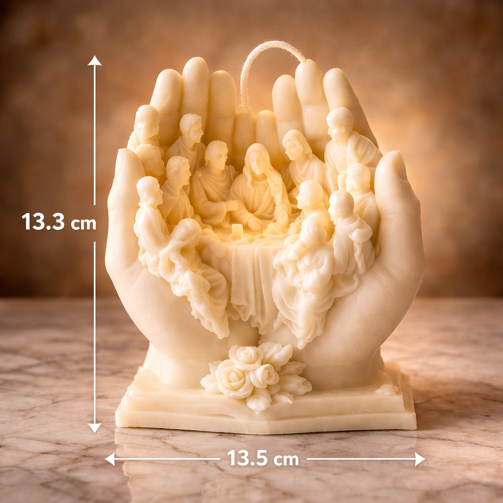 Last Supper Candle – Jesus & Disciples Sculpture Decor