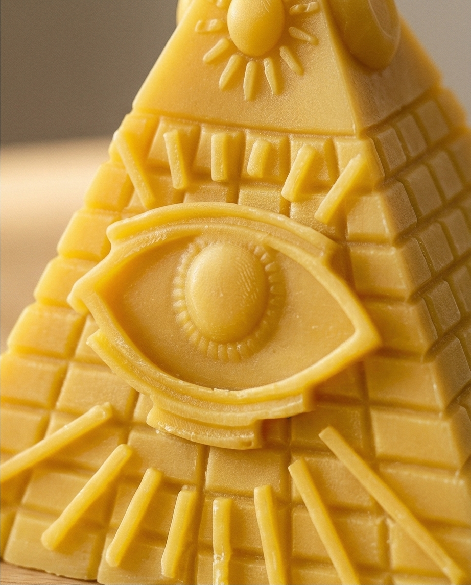 Illuminati Pyramid Candle